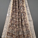 Kalamkari Hand Block Silk Saree