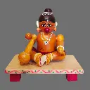 Etikoppaka Home Decor Wooden Crafted Lord Hanuman