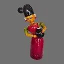 Etikoppaka Home Decor Wooden Crafted Woman with Kadava