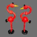 Etikoppaka Home Decor Wooden Crafted Swan Pair Set