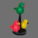 Etikoppaka Home Decor Wooden Crafted  Birds