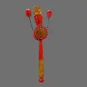 Etikoppaka Wooden Toy Child's Rattle(Gilaka)