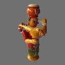 Etikoppaka Home Decor Wooden Crafted Haridasu with Tambura2
