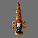 Etikoppaka Home Decor Wooden Crafted Lord Venkateswara Face