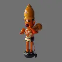Etikoppaka Home Decor Wooden Crafted Hanuman Idol