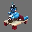 Etikoppaka Home Decor Wooden Crafted Baby Krishna