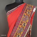 Kalamkari Hand Block Silk Saree