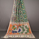 Kalamkari Hand Block Silk Saree