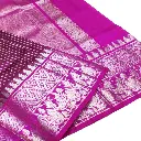 Handwoven Venkatagiri Pure Pattu Saree (Handloom & Silk mark Certified)