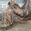 Kalamkari Silk Saree