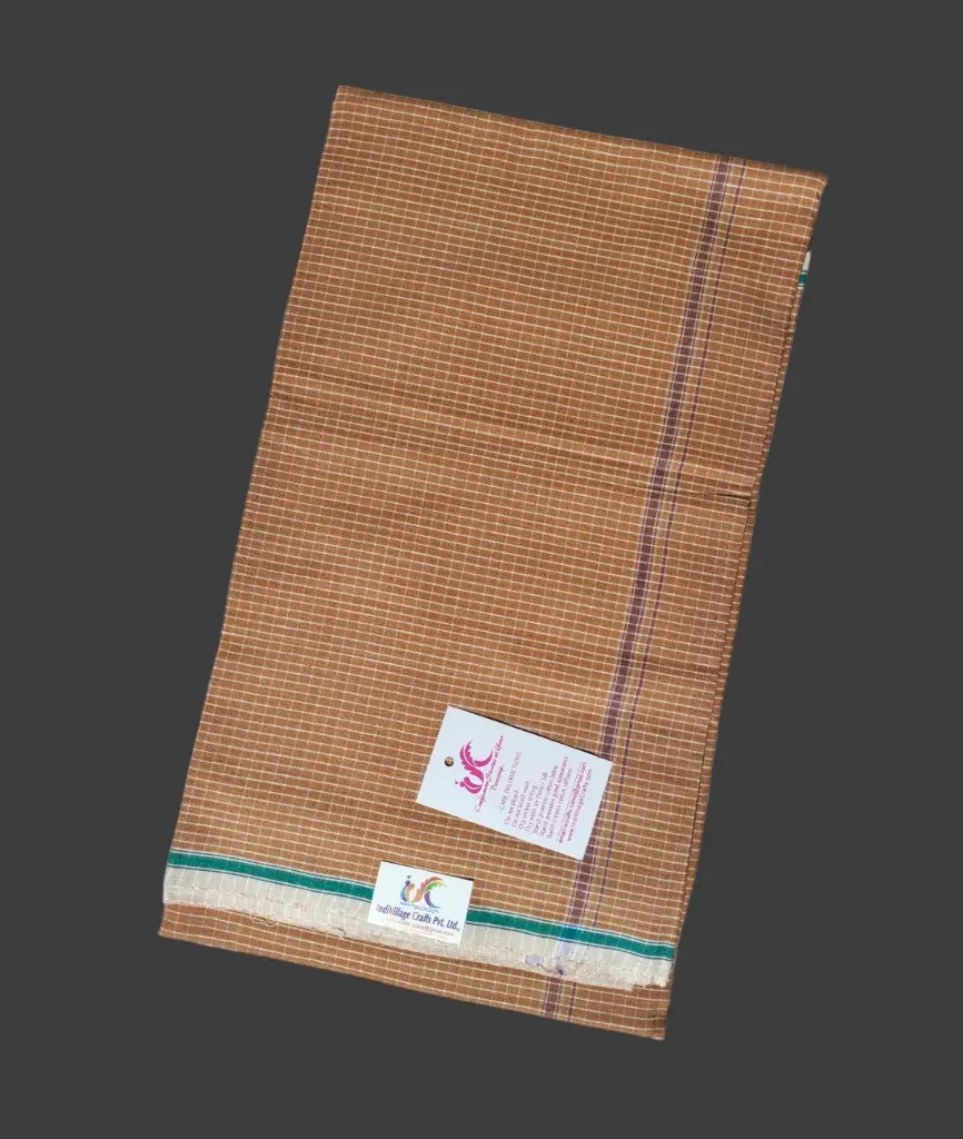 [100C6X4CKTBN] 100% Cotton Hand Woven Lungi