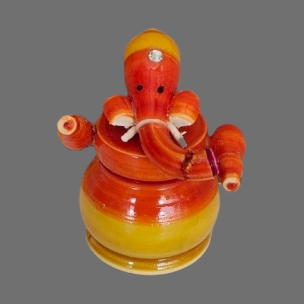 [WCEKSGS] Etikoppaka Home Decor Wooden Crafted Ganesha Idol
