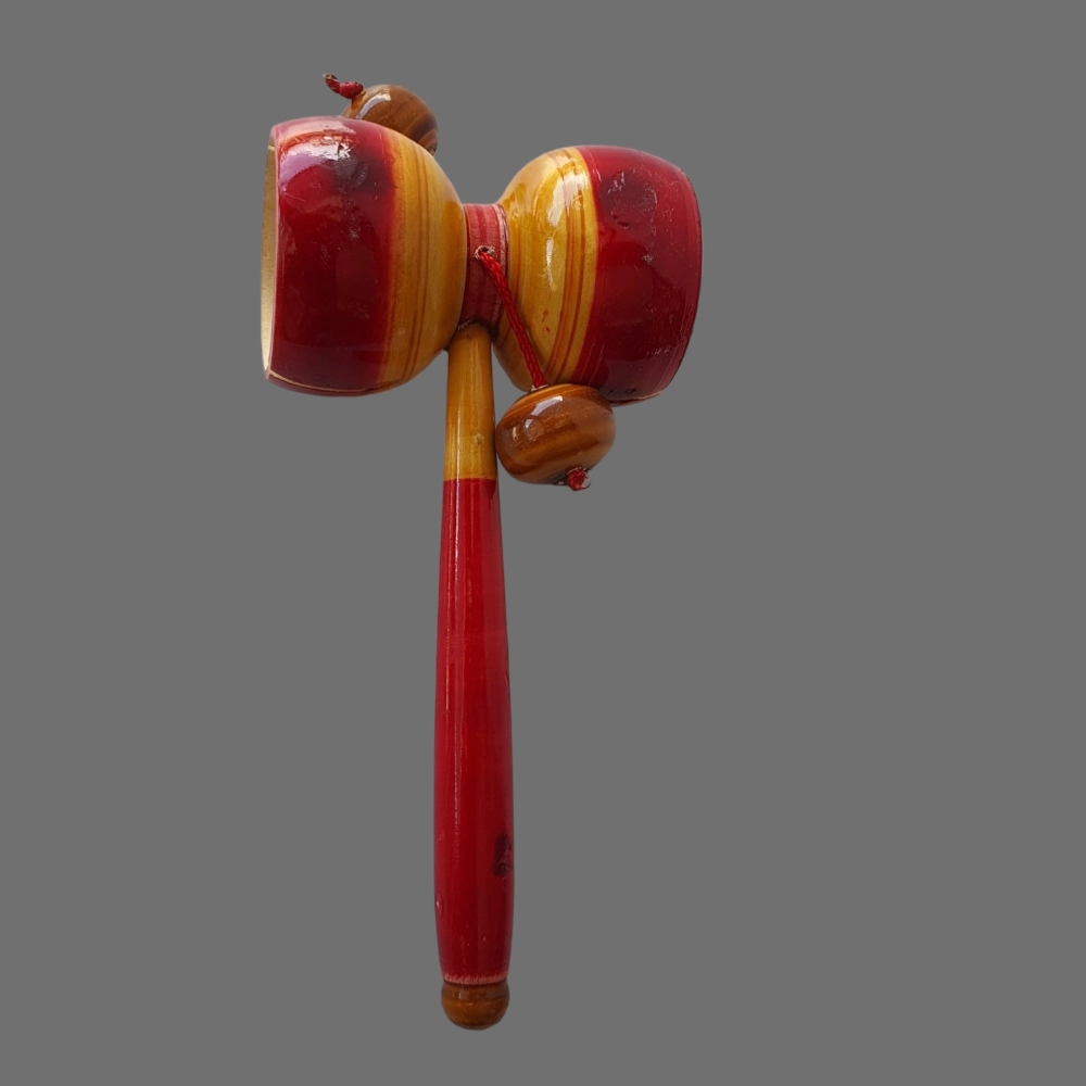 [WCEKREDGIL] Etikoppaka Wooden Crafted Toy Baby Rattles(Gilaka)