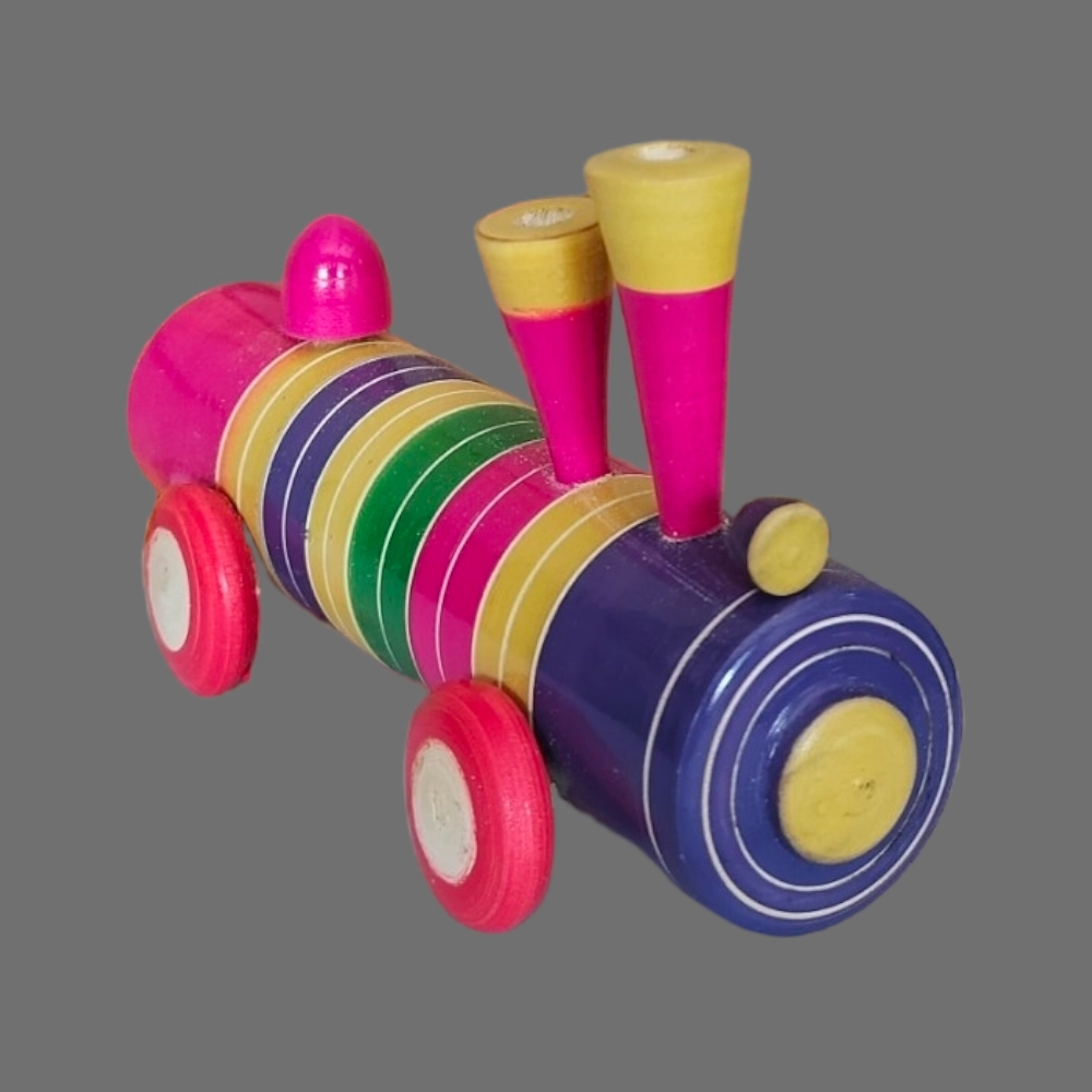 [WCEKSTR] Etikoppaka Wooden Crafted Train Engine Toy