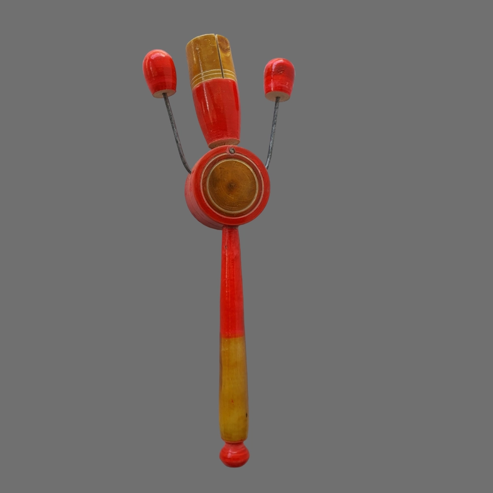 [WCEK1GILBA] Etikoppaka Wooden Toy Child's Rattle(Gilaka)