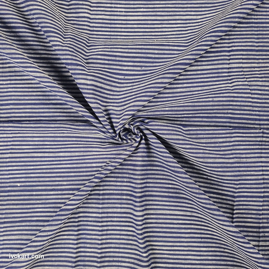 [MLKCTFBLUE] Handwoven Cotton Shirting