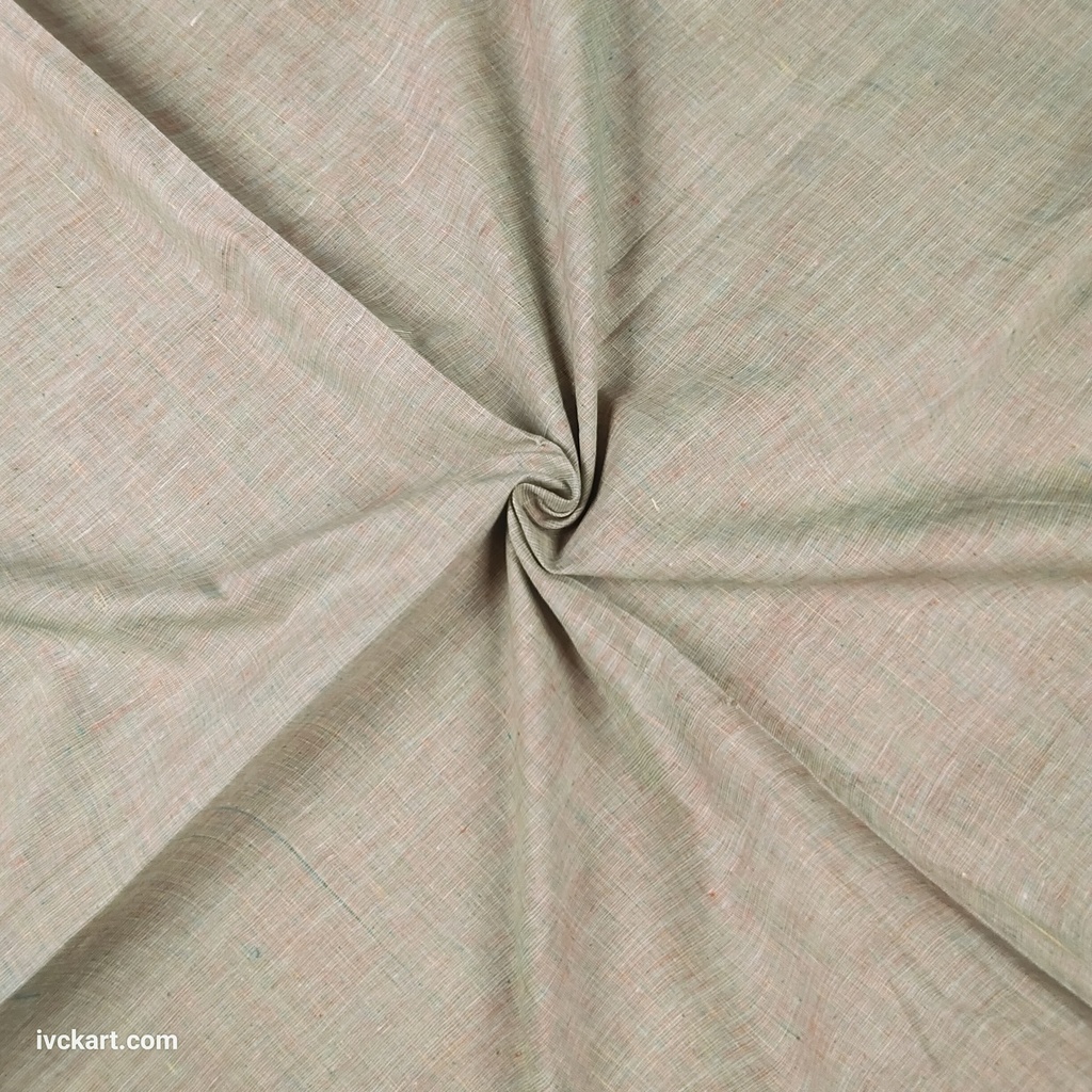 [MLKCTFLBRN] Handwoven Cotton Shirting