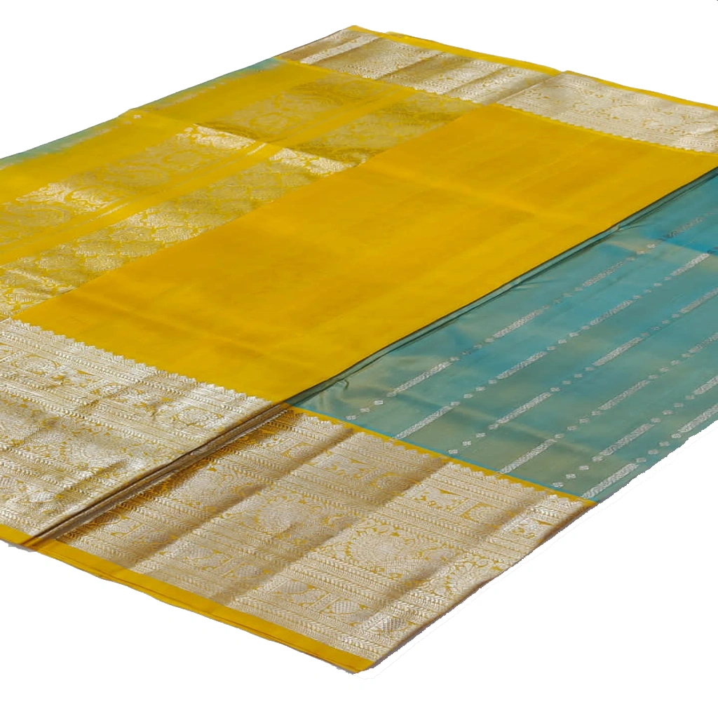 [VGSSYSU] Handwoven Venkatagiri Pure Pattu Saree
(Handloom & Silk mark Certified)