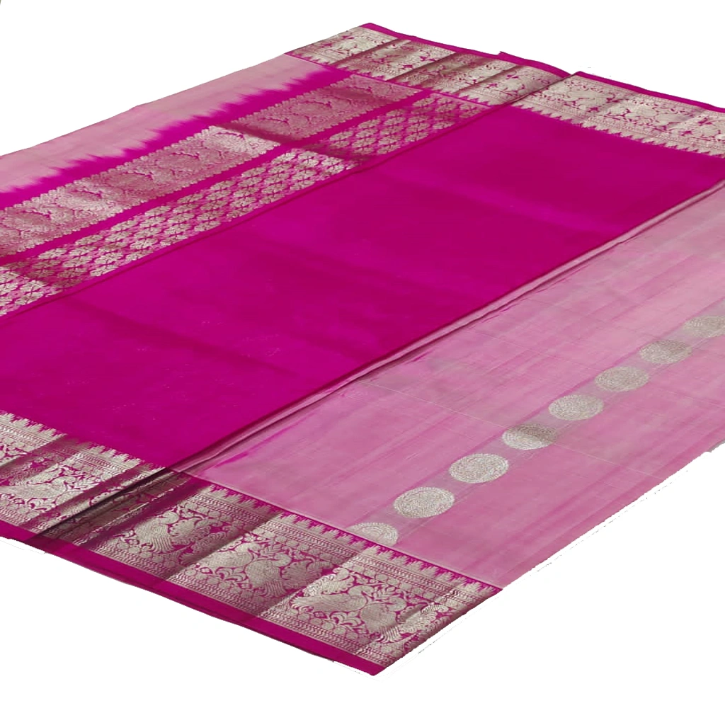 [VGSSBPN] Handwoven Venkatagiri Pure Pattu Saree
(Handloom & Silk mark Certified)