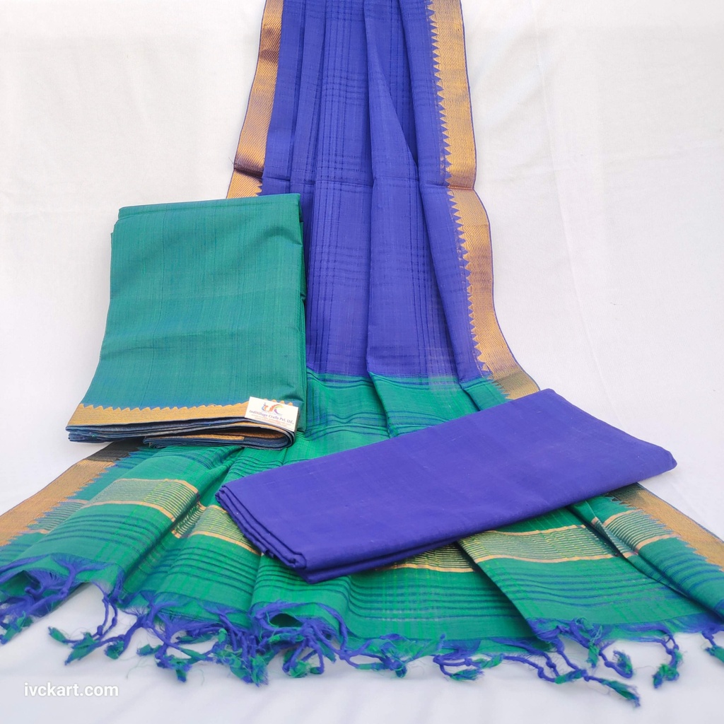 [MGCDMBG] Handwoven Mangalagiri Cotton Dress Materials