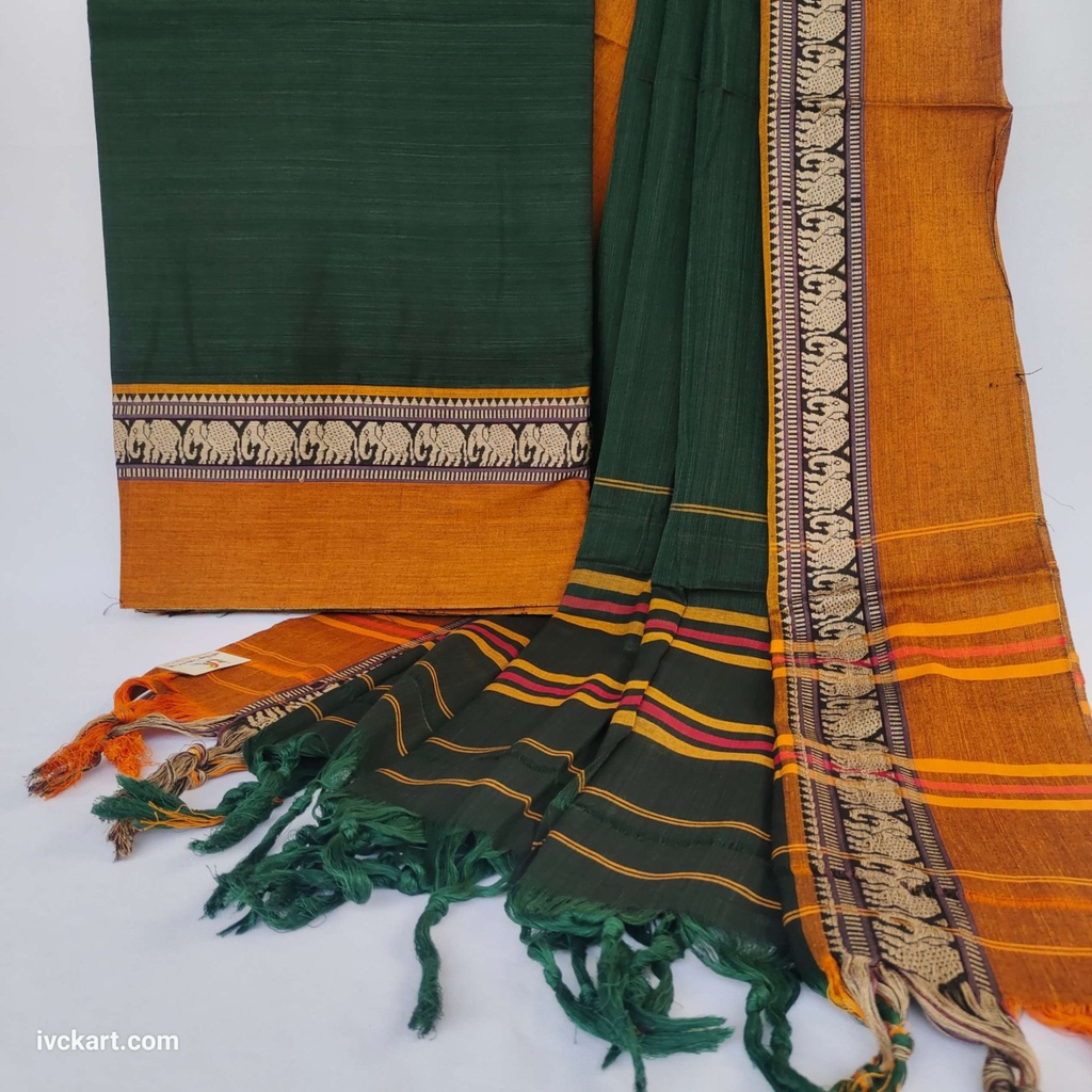 [NPCDMGO] Handwoven Narayanapet Cotton Dress Materials