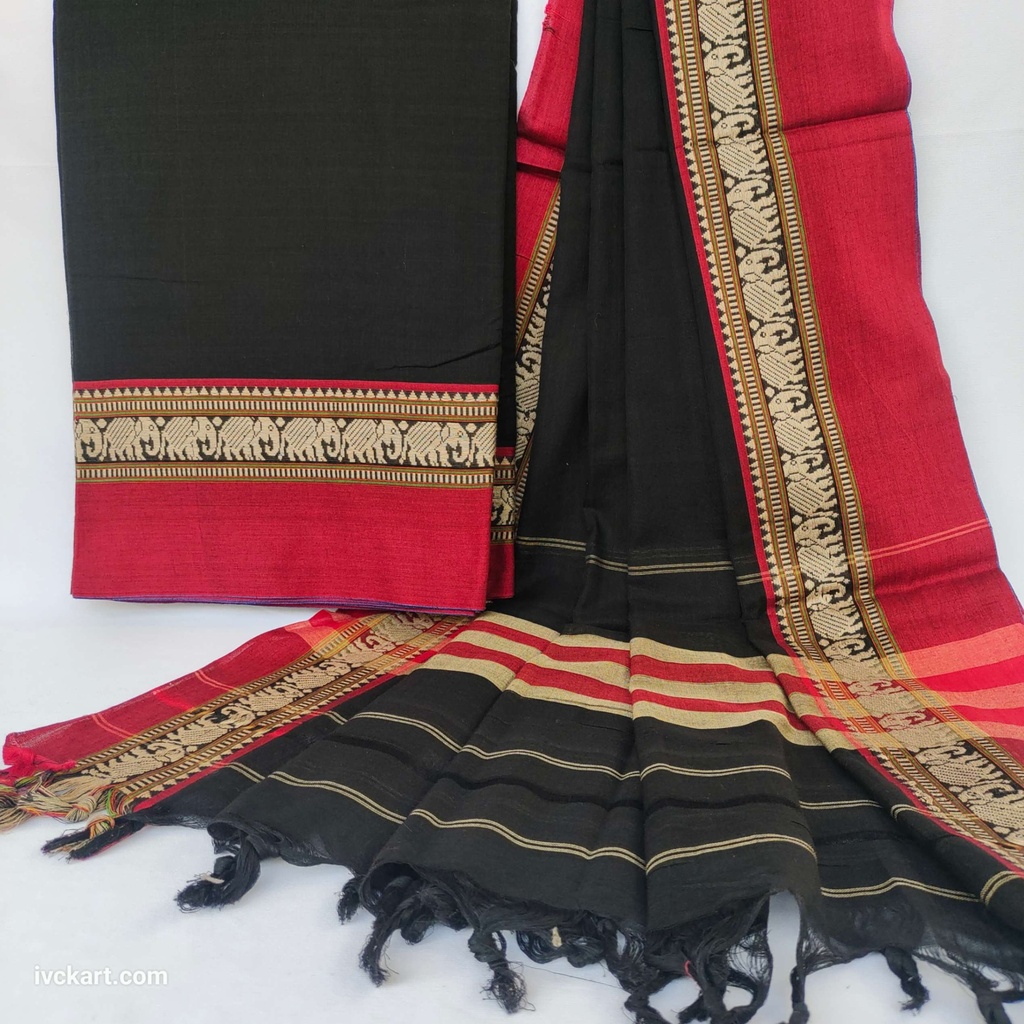 [NPCDMRB] Handwoven Narayanapet Cotton Dress Materials