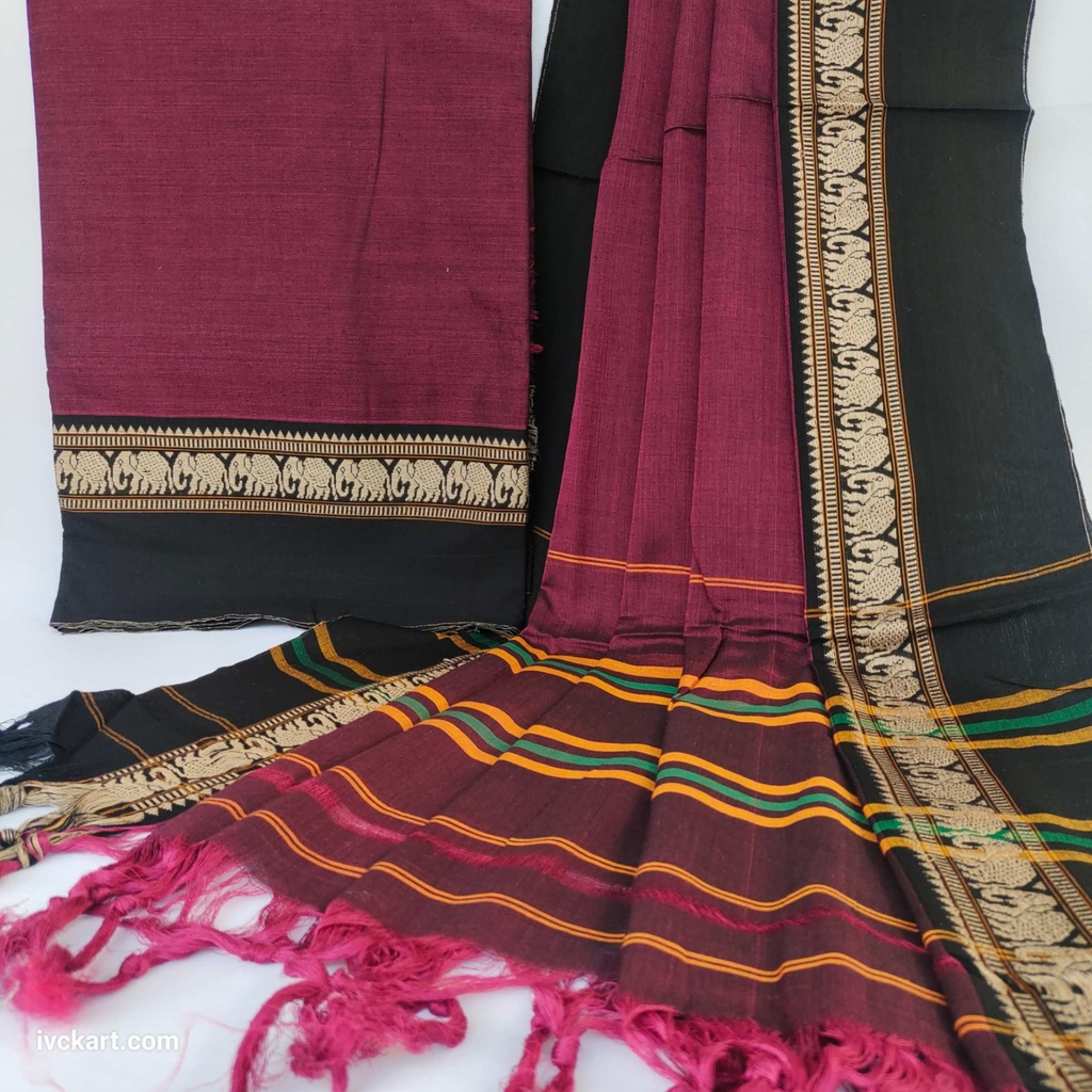 [NPCDMPB] Handwoven Narayanapet Cotton Dress Materials