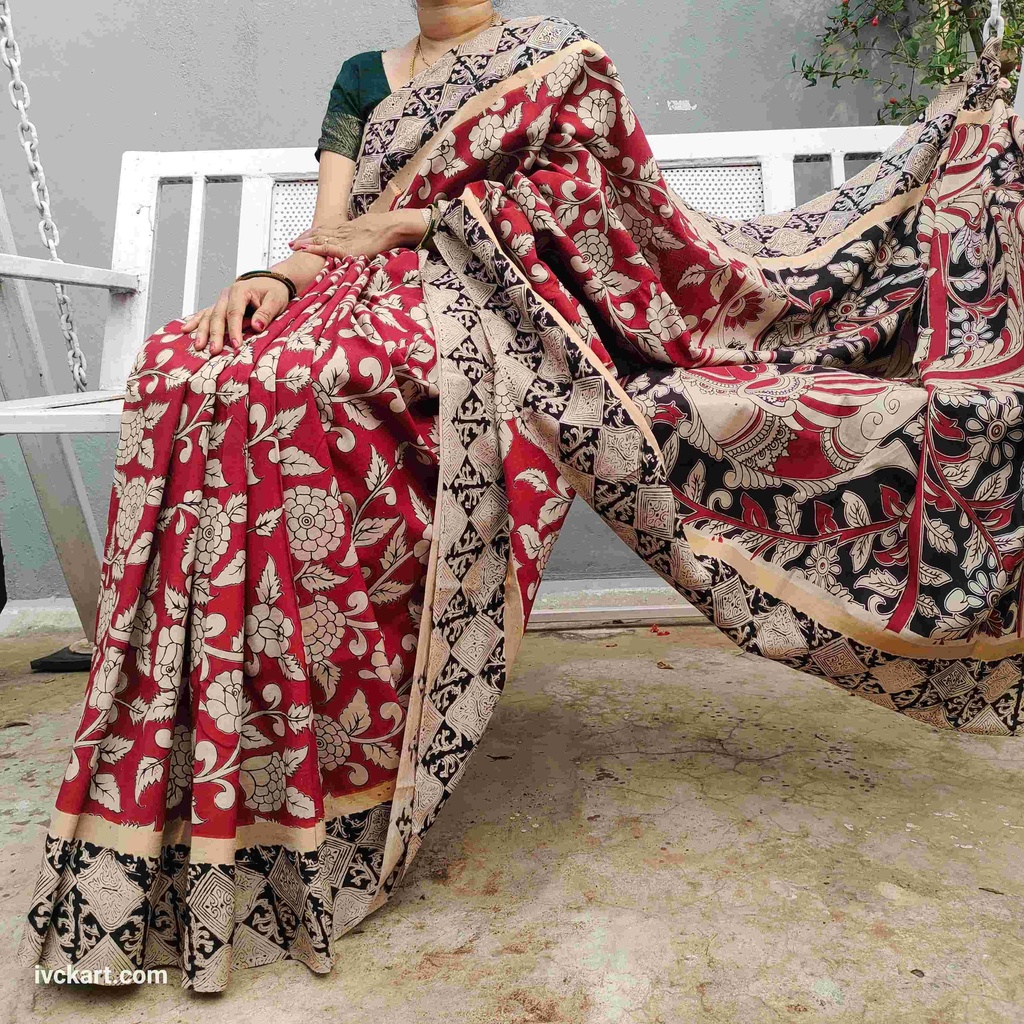 [KKSSA] Kalamkari Silk Saree