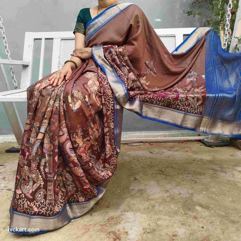 [KKSSC] Kalamkari Silk Saree