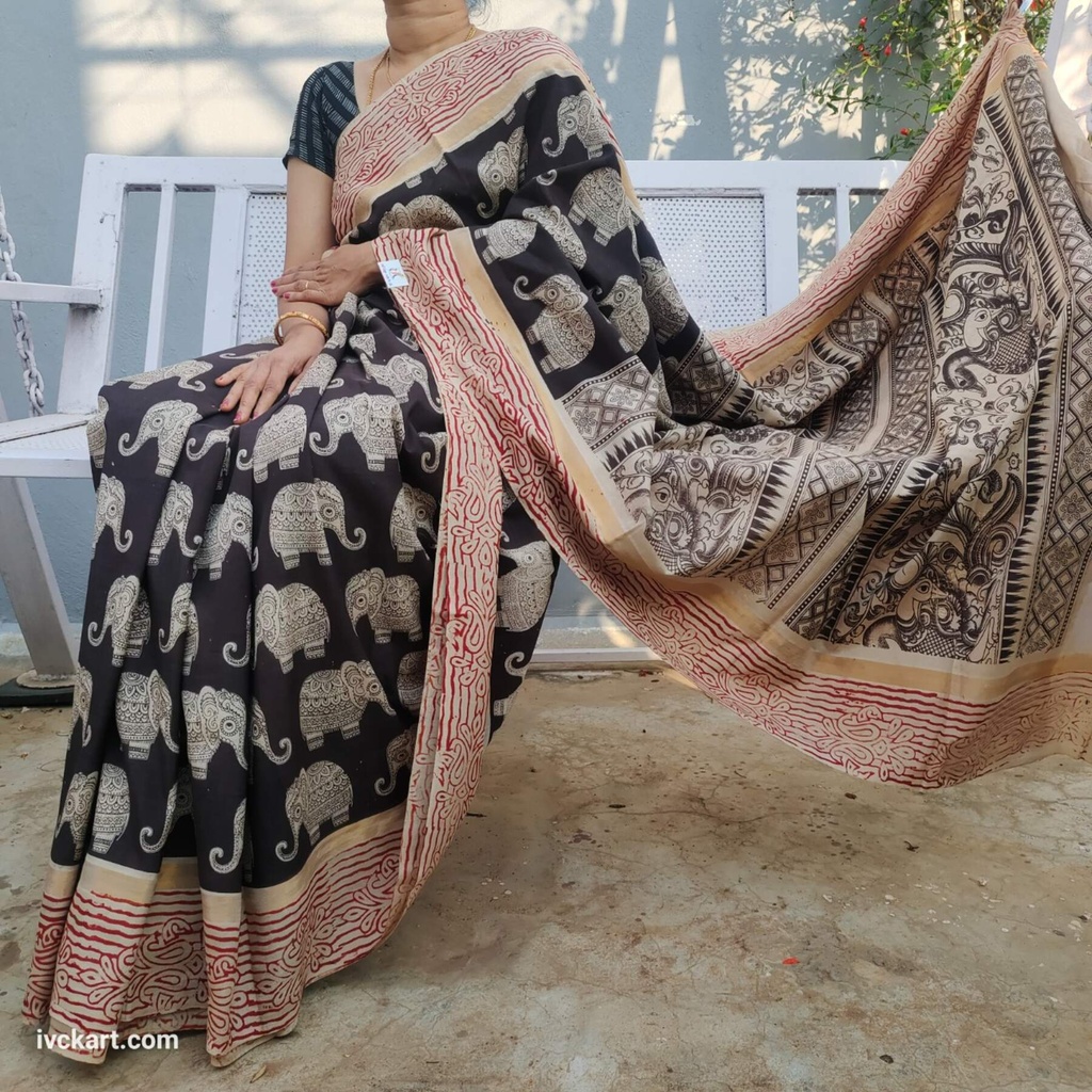 [KKSSG] Kalamkari Silk Sarees