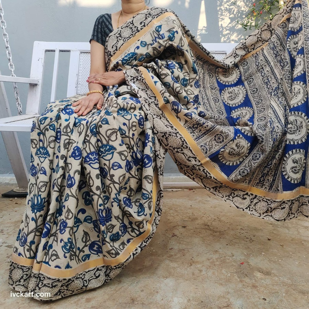 [KKSSI] Kalamkari Silk Sarees