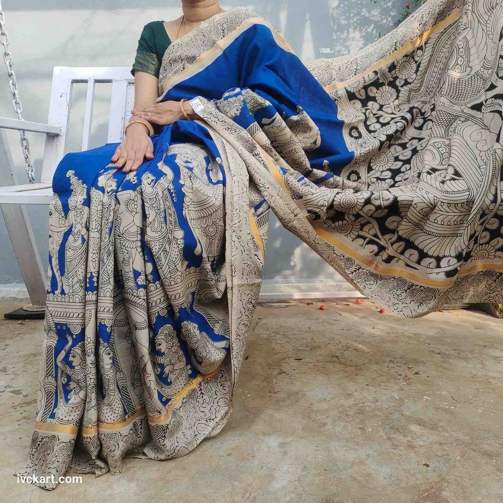 [KKSSO] Kalamkari Silk Saree