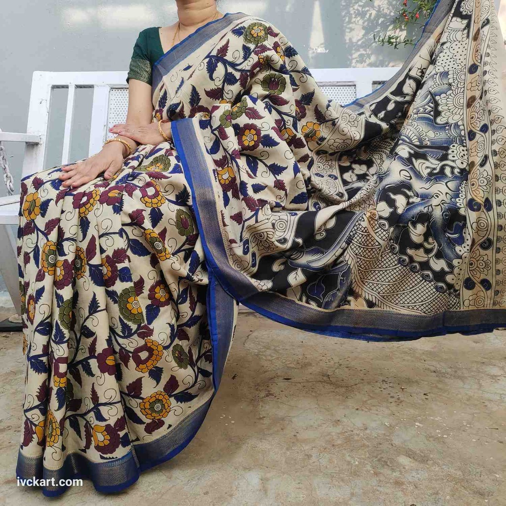 [KKSSP] Kalamkari Silk Saree